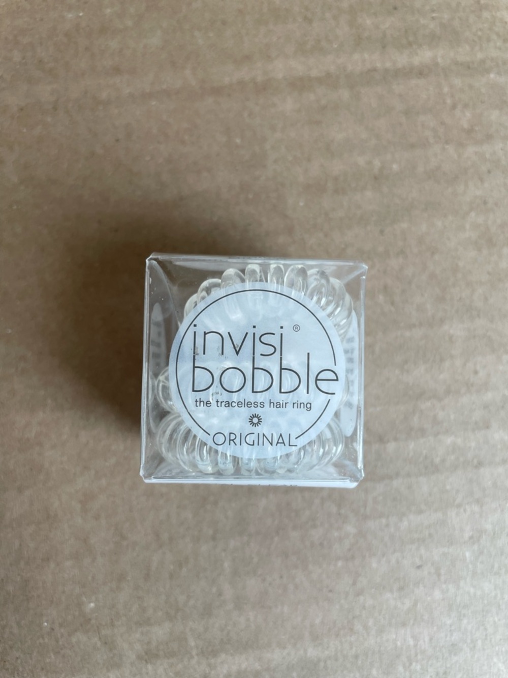 🎁FREE Invisibobble Original Traceless Hair Rings -  Crystal Clear NIB